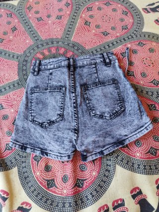Pantalón corto cargo mujer
