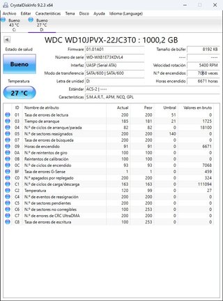 Disco Duro 2,5" WD 1TB Portátil & consola