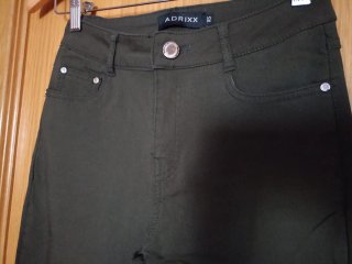 Pantalones vaqueros ADRIXX mujer verde