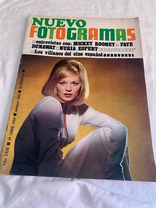 Lote de cuatro revistas antiguas Fotogramas 1968