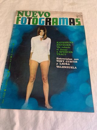 Lote de cuatro revistas antiguas Fotogramas 1968