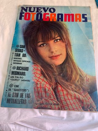 Lote de cuatro revistas antiguas Fotogramas 1968