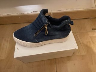 Botines de tela estilo jeans