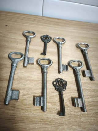 Lote de llaves antiguas decorativas REBAJADO