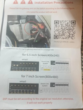 CarPlay autoabc para Audi A4 A5 A6 Q5 y Q7 y A8