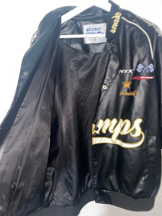 Chaqueta Aelfric Eden Estilo Racing Negra