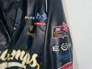 Chaqueta Aelfric Eden Estilo Racing Negra