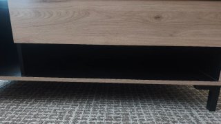 Mesa de centro moderna madera y cristal