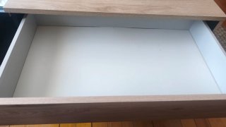 Mesa de centro moderna madera y cristal