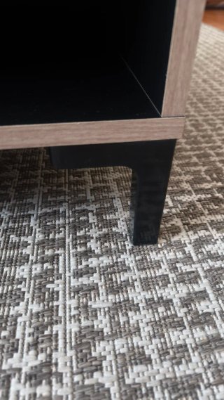 Mesa de centro moderna madera y cristal