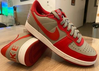 Nike Terminator Low Talla 40.5 Gris/Rojo