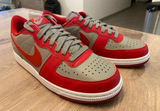 Nike Terminator Low Talla 40.5 Gris/Rojo