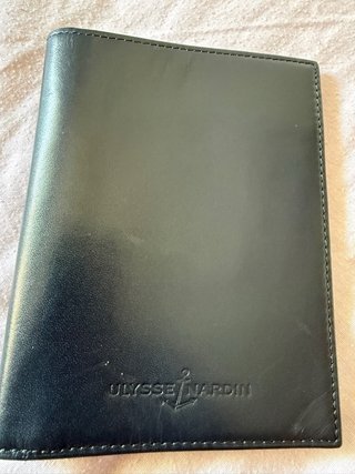 Cartera Ulysse Nardin Cuero Azul