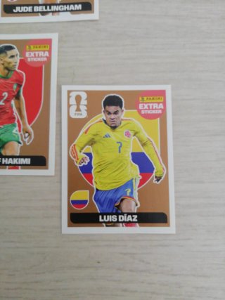 Lote 5 Stickers Extra Mundial Bronce