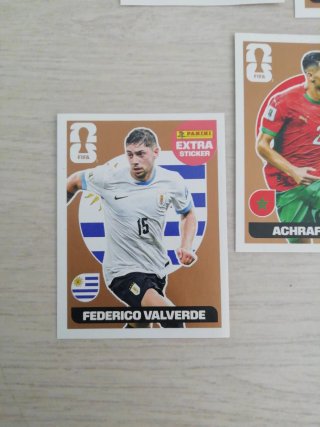 Lote 5 Stickers Extra Mundial Bronce