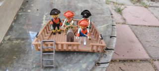 Lote Playmobil Barco Pirata