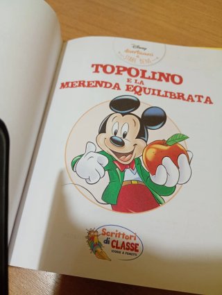 FUMETTO TOPOLINO E LA MERENDA EQUILIBRATA VOL. 4