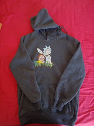 Sudadera Negra con Estampado Mickey Mouse