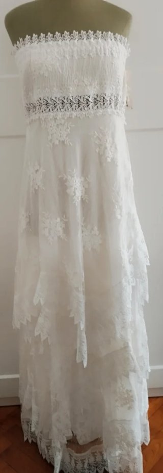 Vestido Novia Palabra de Honor Charo Ruiz