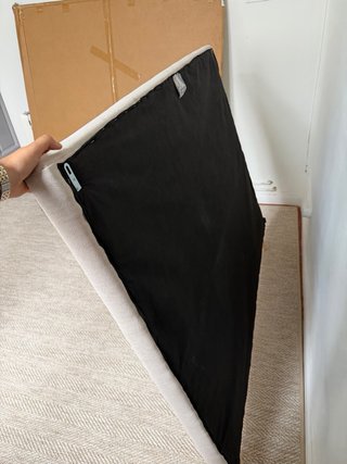 Cabecero Cama 135cm Beige/Gris