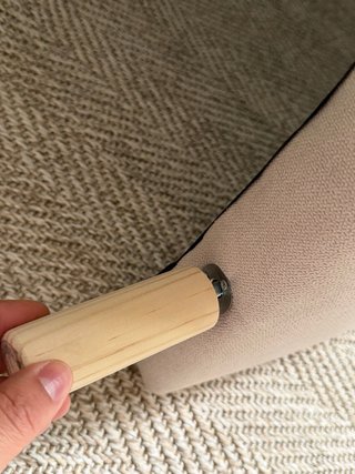 Cabecero Cama 135cm Beige/Gris