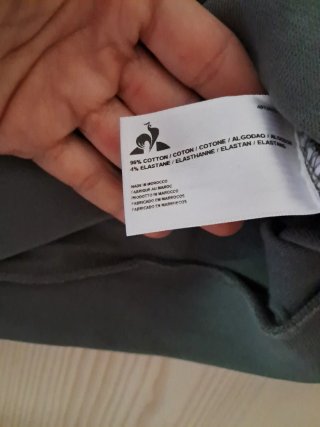 Sudadera Le Coq Sportif mujer gris, talla 12 años