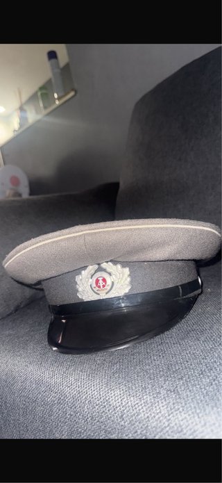 Gorra antigua militar gris alemana