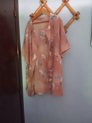 Blusa mujer verano floral rosaVenta presencial
