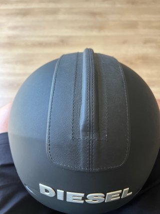 Casco Moto Diesel Negro con Visera