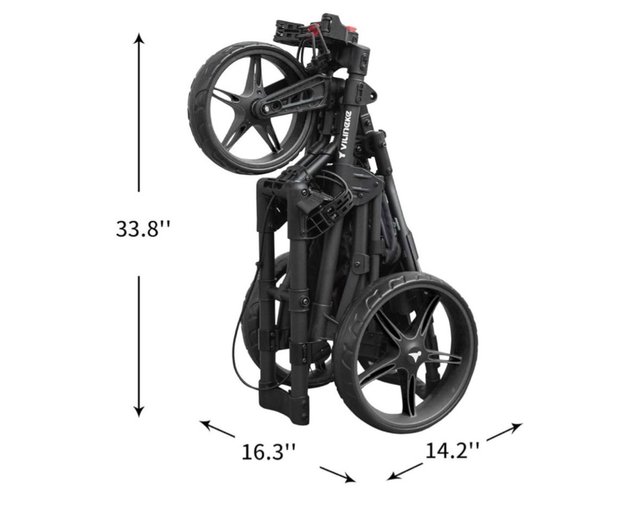 Carro de golf plegable con rueda 360 Vilineke - miniatura 2