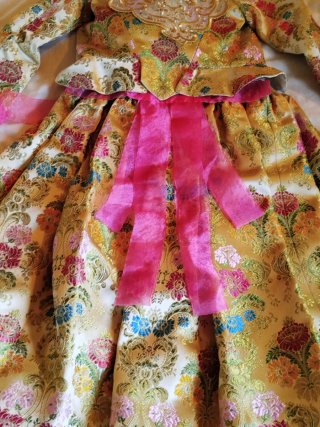 Traje de Fallera Niña Multicolor