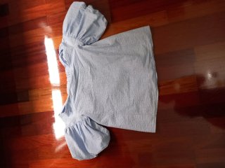 Blusa H&M Mujer Talla 36 Azul