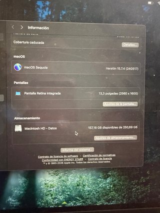 MacBook Pro 13 2019 Plata
