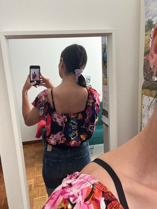 Body Desigual floral off-shoulder