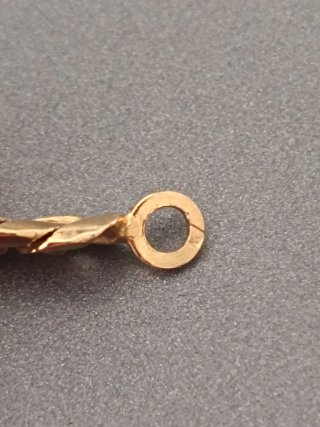 Collar chapado en oro 18k