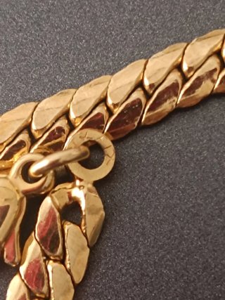 Collar chapado en oro 18k