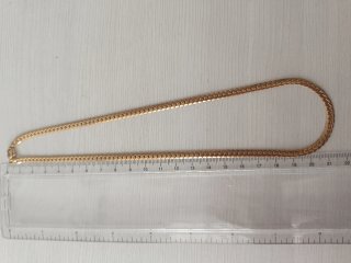 Collar chapado en oro 18k