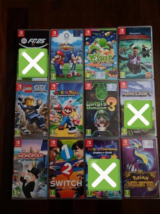 Lotto 9 Giochi Nintendo Switch