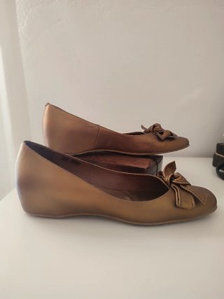 Manoletinas Nicolas Talla X Dorado/Cobre