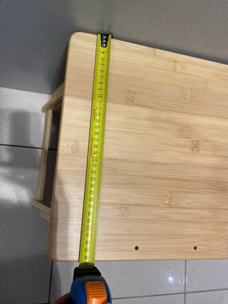 Mesa portátil bambú SONGMICS