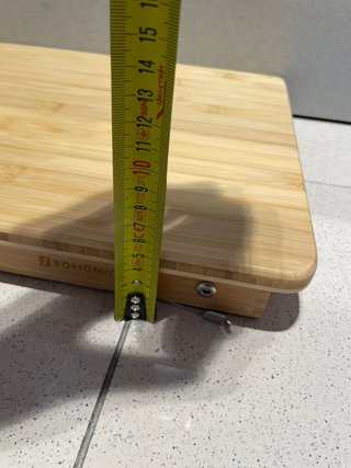 Mesa portátil bambú SONGMICS