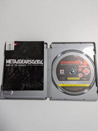 Metal Gear Solid 4 PS3 Platinum