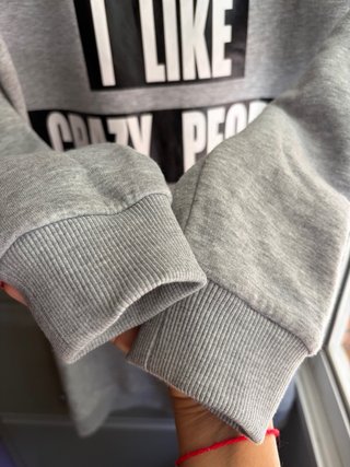 Vestido gris I like crazy people