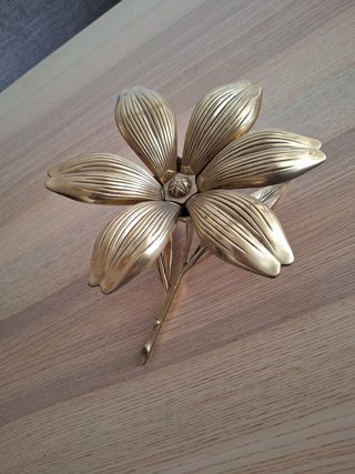 Cenicero Flor Vintage Metal