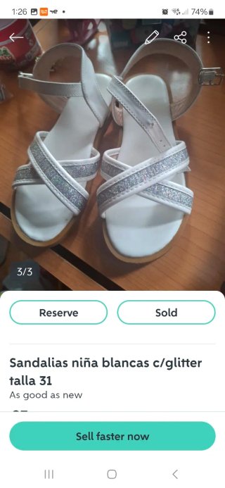 Lote Zapatillas y sandalias  Talla 31