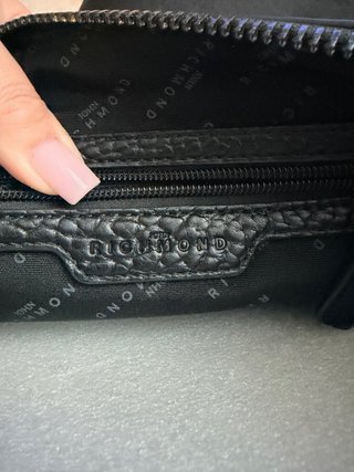 Pochette John Richmond Nera con Sacca antipolvere
