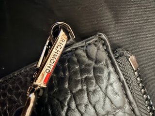 Pochette John Richmond Nera con Sacca antipolvere