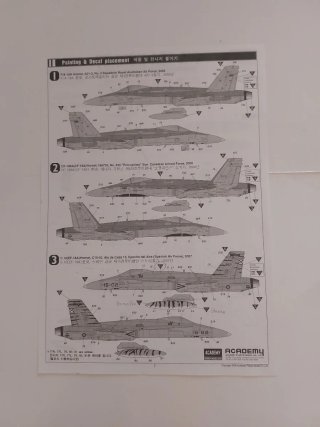 Maqueta Avión F/A-18 Hornet del EA.