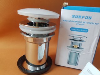 SURFOU TSS-01 Válvula Desagüe Lavabo Inox