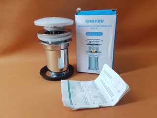 SURFOU TSS-01 Válvula Desagüe Lavabo Inox